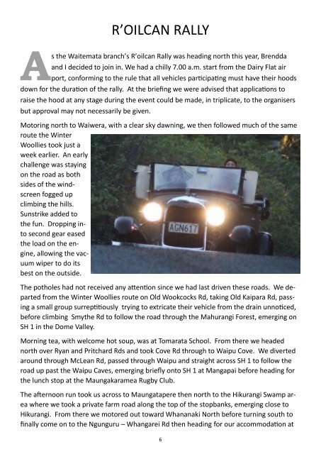 The Radiator Cap August 2019