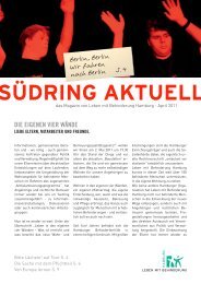 Südring Aktuell April 2011 - Leben mit Behinderung Hamburg
