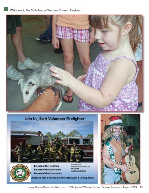 2019 Possum Festival Program