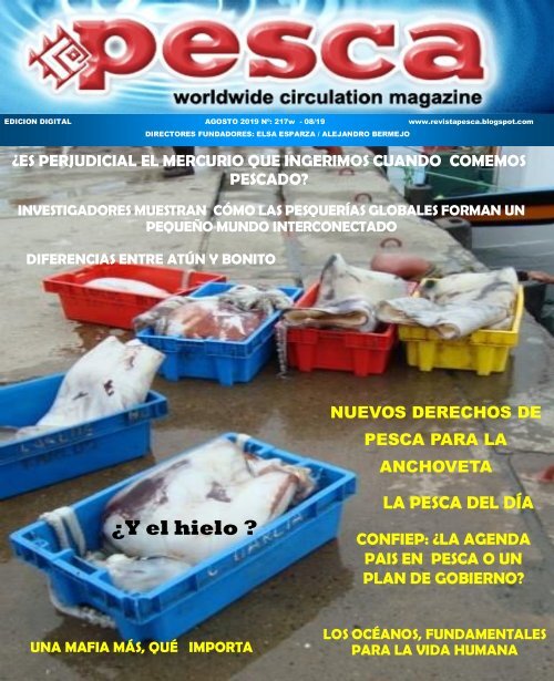 REVISTA PESCA AGOSTO 2019