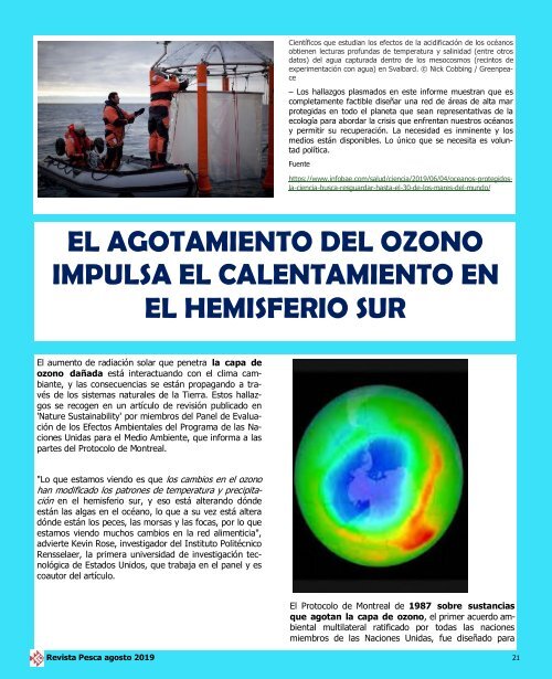 REVISTA PESCA AGOSTO 2019