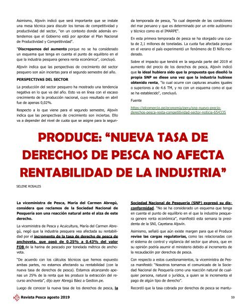 REVISTA PESCA AGOSTO 2019