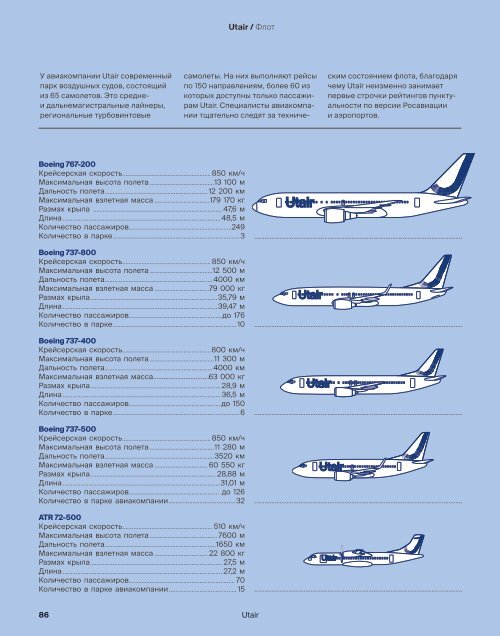 Boeing 737 500 utair схема