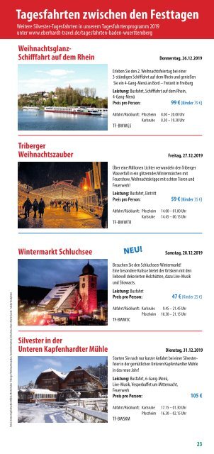 Weihnachts- und Silvesterreisen 2019_20