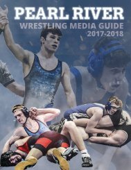 2017-2018 Pearl River Wrestling Media Guide