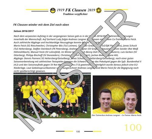 100 Jahre FK Clausen