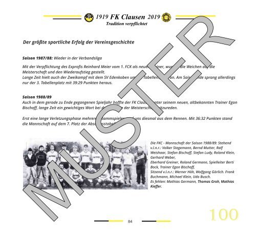 100 Jahre FK Clausen