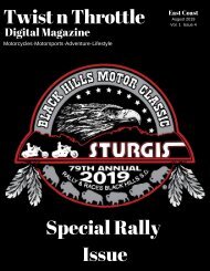 Twist n Throttle Magazine August 2019 Volume 1 Issue 4