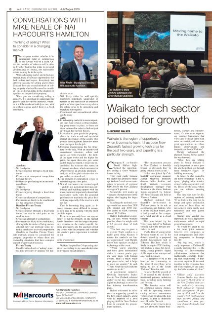 Waikato Business News July/August 2019