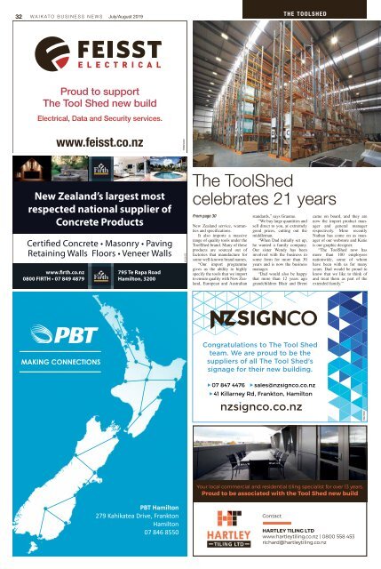 Waikato Business News July/August 2019