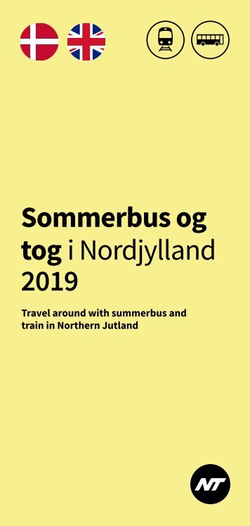 Sommerbus og tog i Nordjylland 2019 | NordjyllandsTrafikselskab / NT