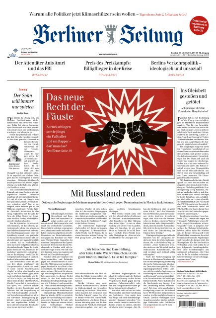 Berliner Zeitung 30.07.2019