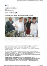 Neues Förderprojekt - Heilpädagogische Hilfe Bersenbrück