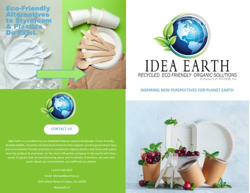 Idea Earth Product Catalog