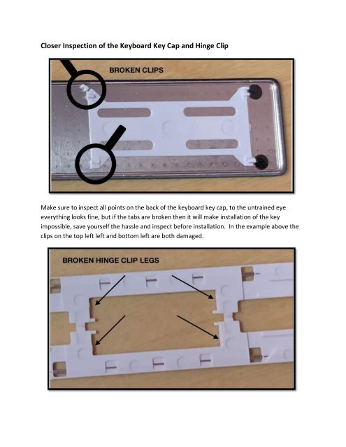 Apple MacBook Pro Space Bar Key - Most Problematic of All Time