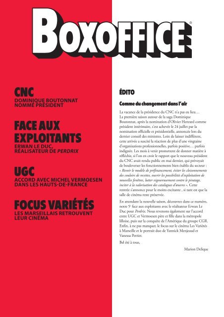 Boxoffice n°372 - 31 juillet 2019