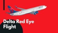 Delta Airlines Red Eye Flights