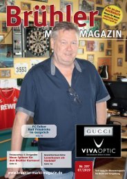 Brühler Markt Magazin Juli 2019