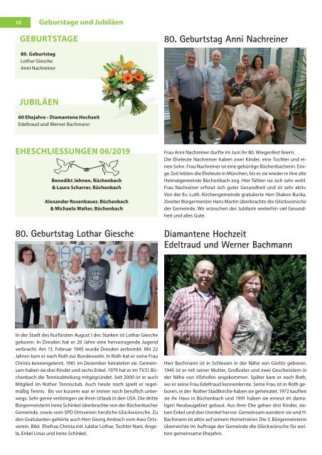 August 2019 - Büchenbach Anzeiger