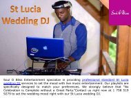 St Lucia Wedding DJ