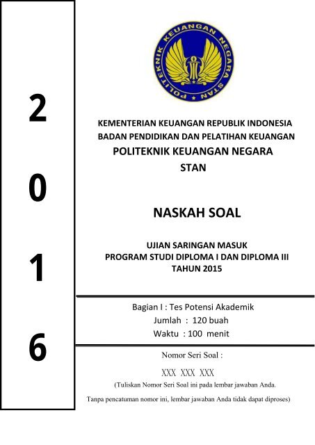 Soal Tpa Pkn Stan Dan Pembahasannya Soal Tpa Pkn Stan Dan Pembahasannya