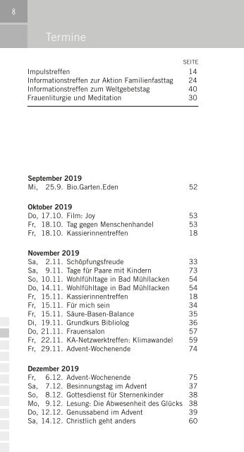 kfb Veranstaltungskalender