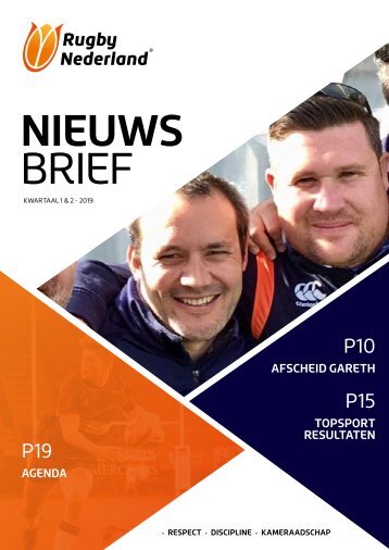 Rugby NL Nieuwsbrief 1 - 2019