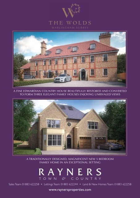 Surrey Homes | SH58 | August 2019 | Restoration & New Build supplement inside