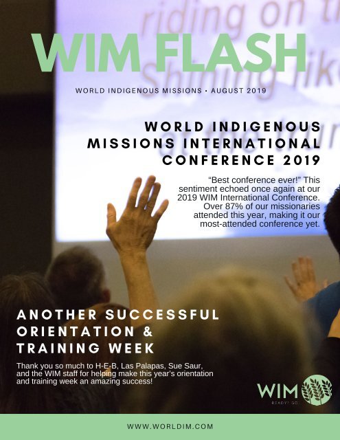 WIM Flash Magazine August 2019