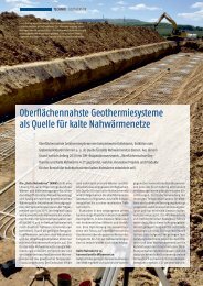 Oberflächennahste Geothermiesysteme als Quelle für kalte Nahwärmenetze