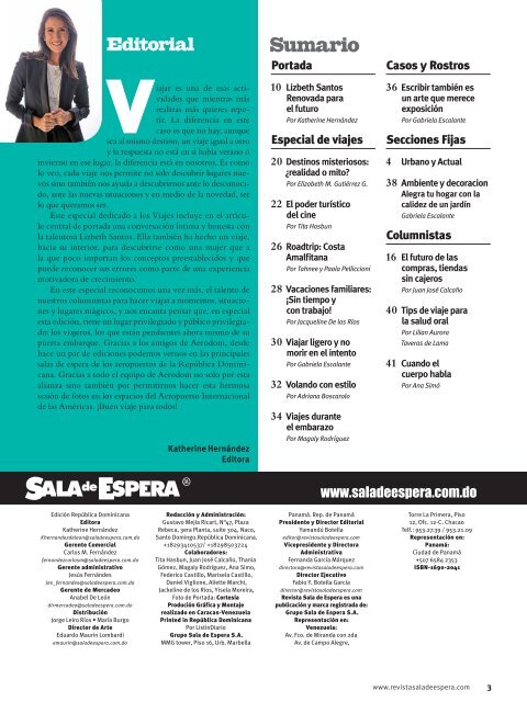 Revista Sala de Espera RD. Nro. 59