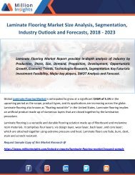 Laminate Flooring Market Size Analysis, Segmentation, Industry Outlook and Forecasts, 2018 - 2023