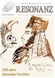 RESONANZ INTERKULTUR WISSENSMAGAZIN 8|2019