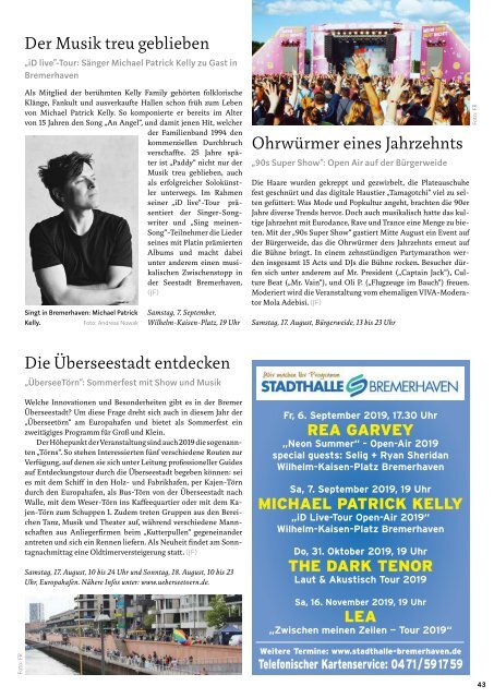 STADTMAGAZIN Bremen August 2019