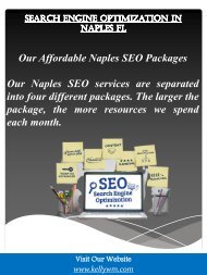 Search Engine Optimization In Naples FL