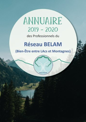 Annuaire Thérapeute 2019 - Réseau BELAM