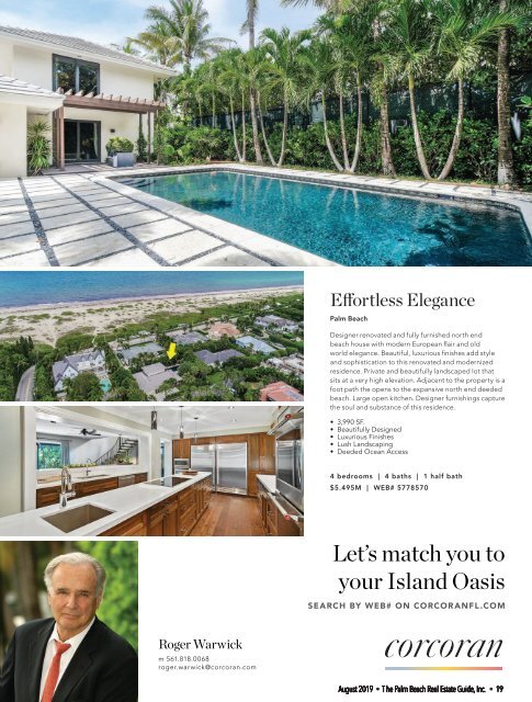 Palm Beach Real Estate Guide August 2019