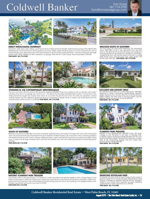 Palm Beach Real Estate Guide August 2019