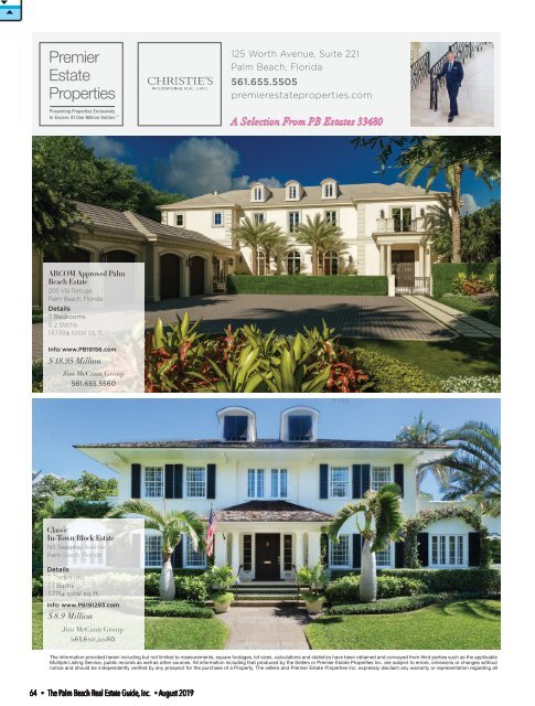 Palm Beach Real Estate Guide August 2019