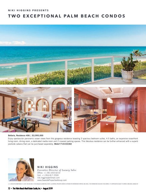 Palm Beach Real Estate Guide August 2019