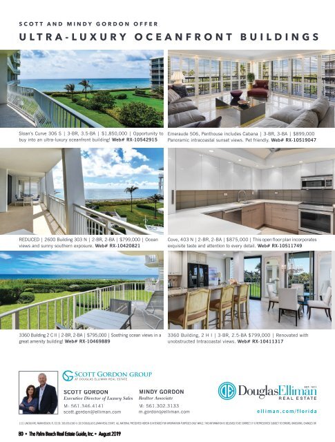 Palm Beach Real Estate Guide August 2019