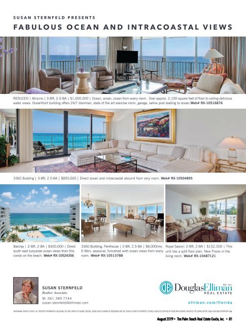 Palm Beach Real Estate Guide August 2019