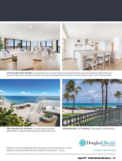 Palm Beach Real Estate Guide August 2019