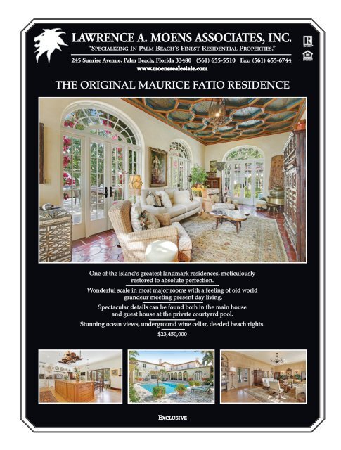 Palm Beach Real Estate Guide August 2019