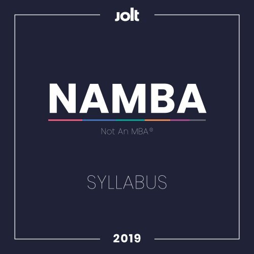 Jolt syllabus web - UK