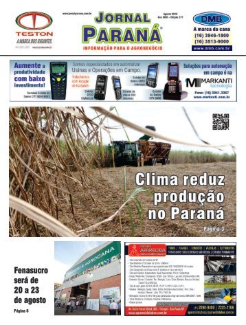 Jornal Paraná Agosto 2019
