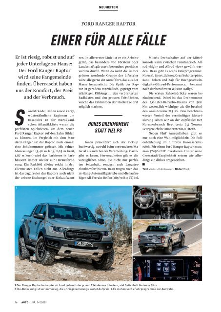 ACS Automobilclub - Ausgabe 04/2019