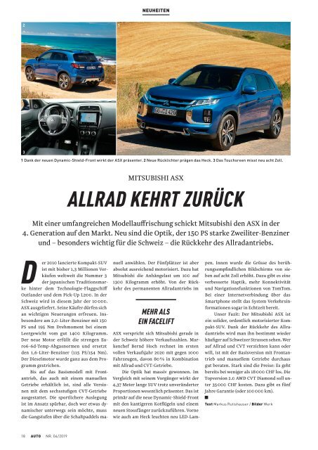 ACS Automobilclub - Ausgabe 04/2019