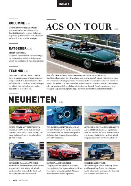 ACS Automobilclub - Ausgabe 04/2019