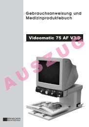 Videomatic 75 AF V3.0 - Reinecker Reha-Technik